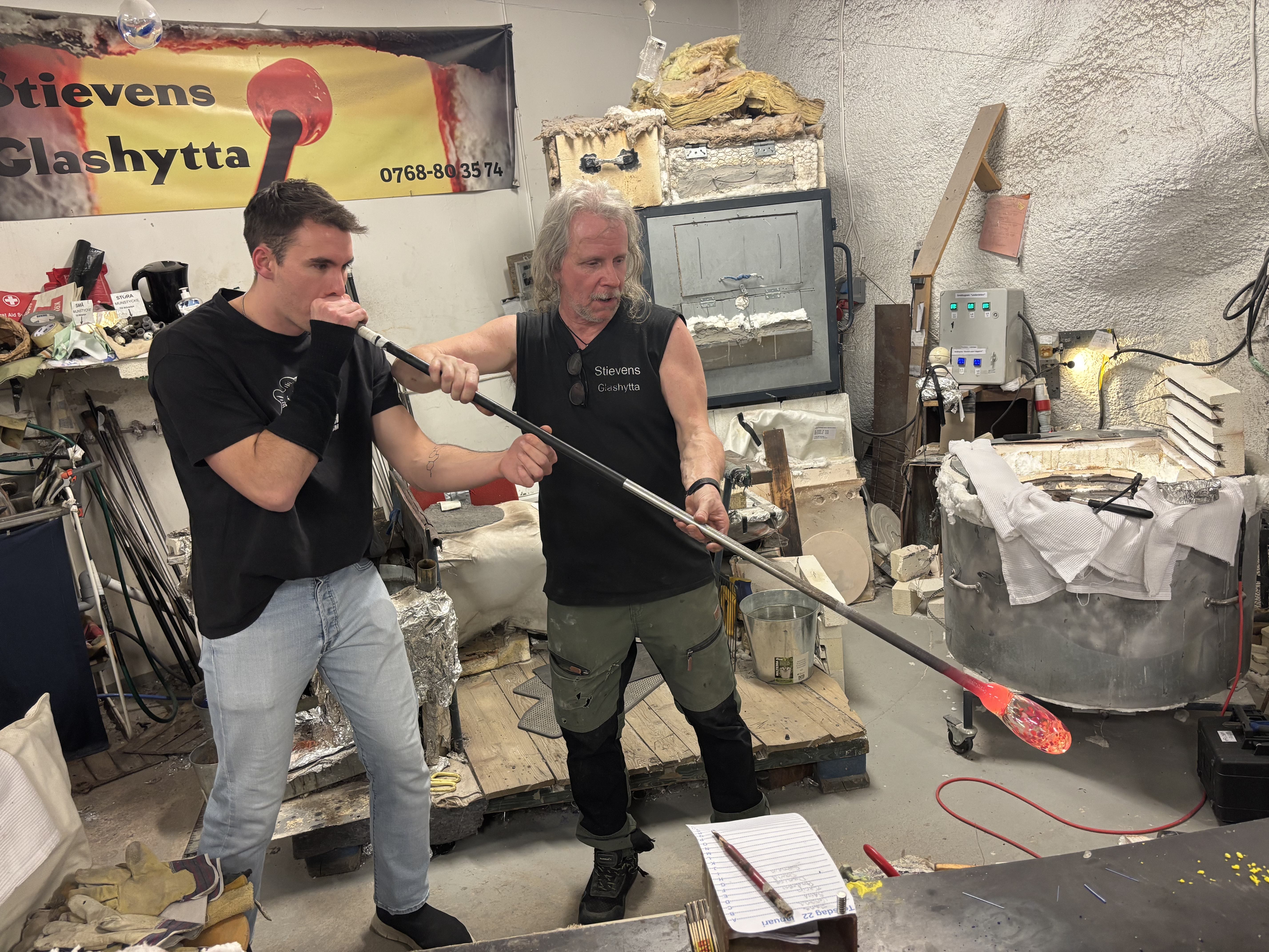 Glass blowing 1